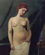 Felix Vallotton Female nude,Green Curtain Germany oil painting artist